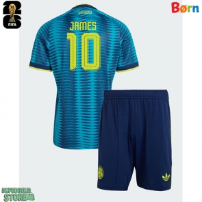 Colombia James Rodriguez #10 Replika Babytøj Udebanesæt Børn VM 2026 Kortærmet (+ Korte bukser)